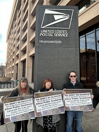 Rally Live at USPS HQ