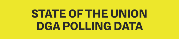 STATE OF THE UNION DGA POLLING DATA