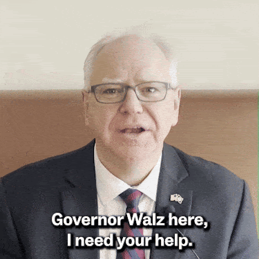 Tim Walz: "Governor Walz here, I need your help. Will you chip in to help elect more Democratic governors?"