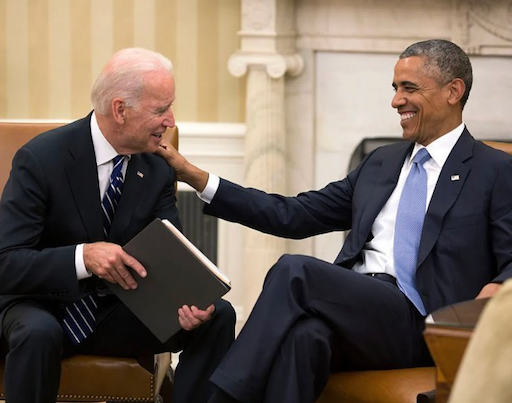 Joe Biden and Barack Obama