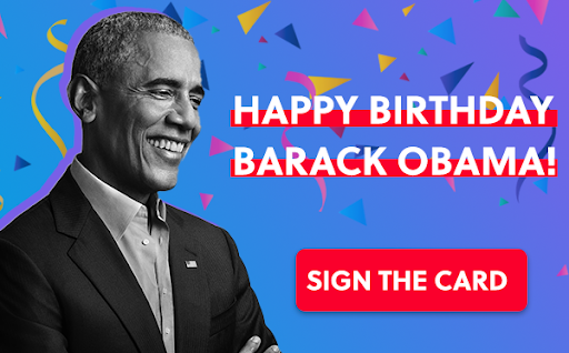 Happy Birthday Barack Obama