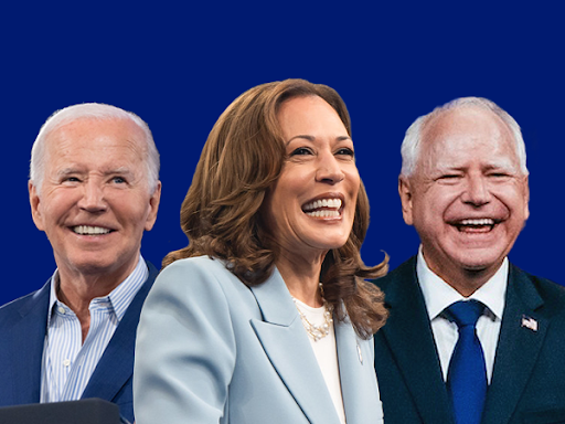 President Biden, Vice President Kamala Harris and Governor Walz