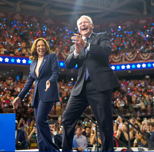 VP Kamala Harris and Gov. Tim Walz