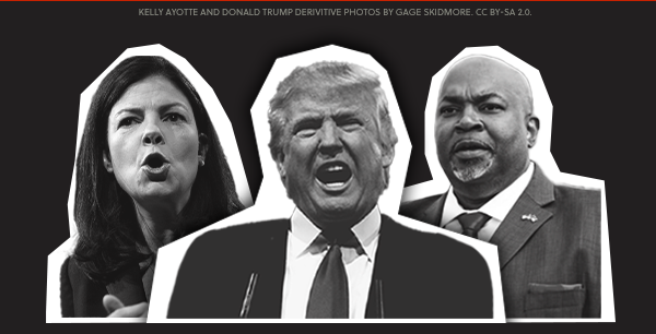 Kelly Ayotte, Donald Trump and Mark Robinson