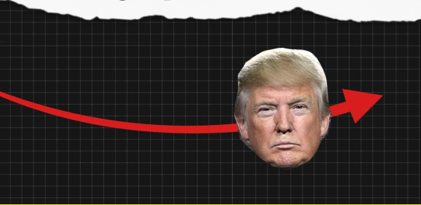 Donald Trump's approval rising