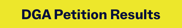 DGA PETITION RESULTS