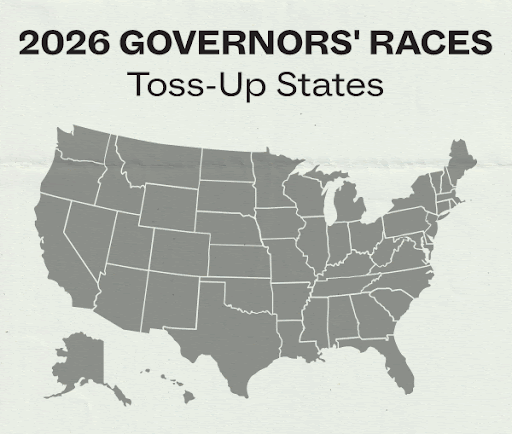 2026 Governors' Races Toss-Up States