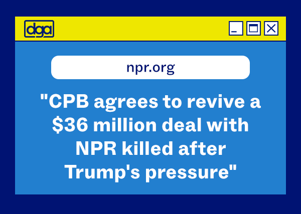 CPB agrees to revive a $36 million deal with NPR killed after Trump's pressure